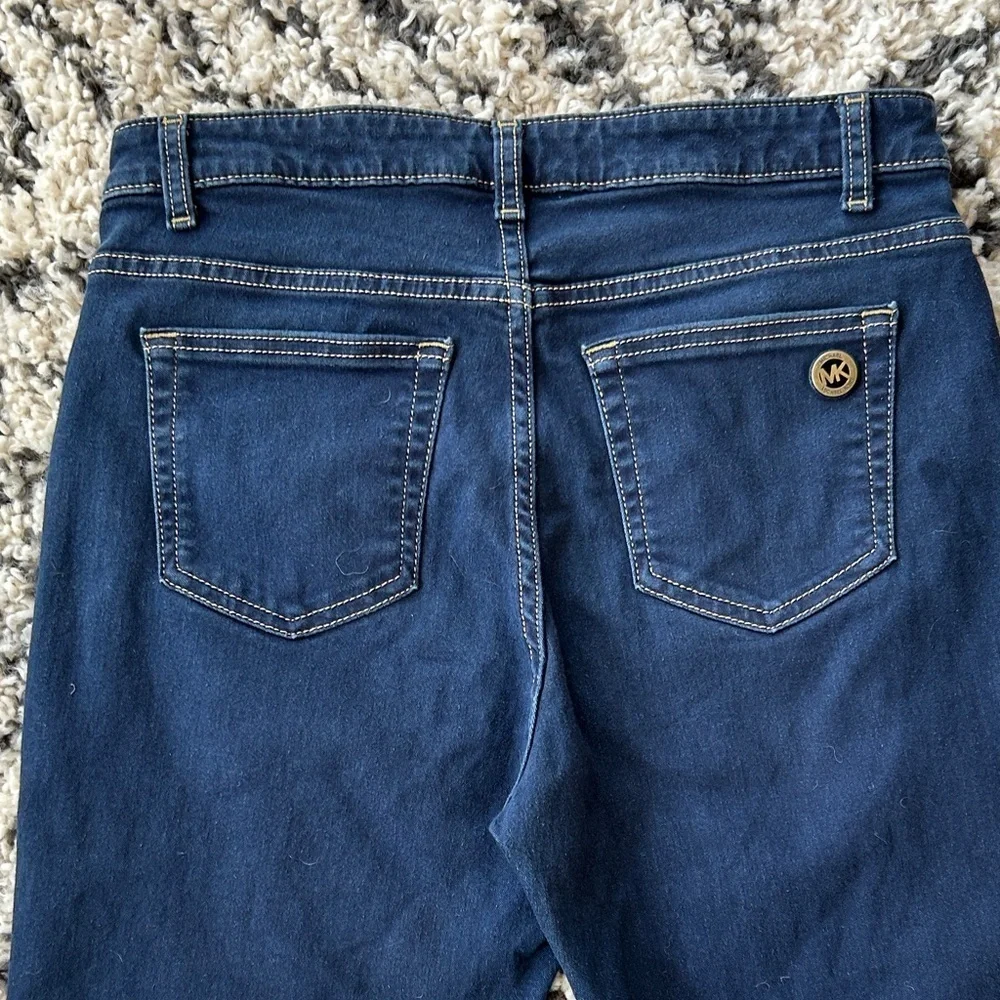 Michael Kors Women's Dark Blue Jeans stretch size 10 skinny jeans stretch